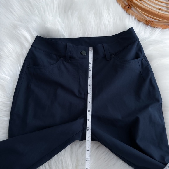 Lululemon City Sleek 5 Pocket High Rise  Pant 30" True Navy Dark Blue - Picture 14 of 16